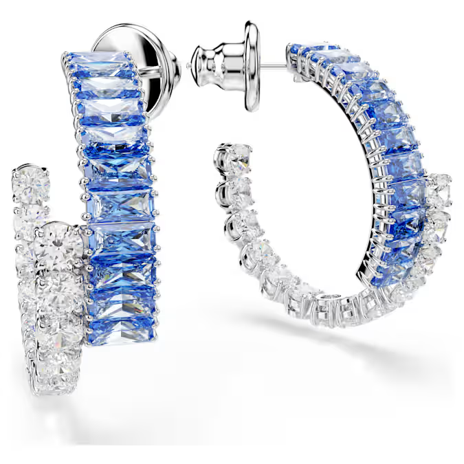 Matrix hoop earrings